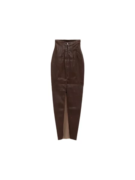 Spódnica maxi Rick Owens szara