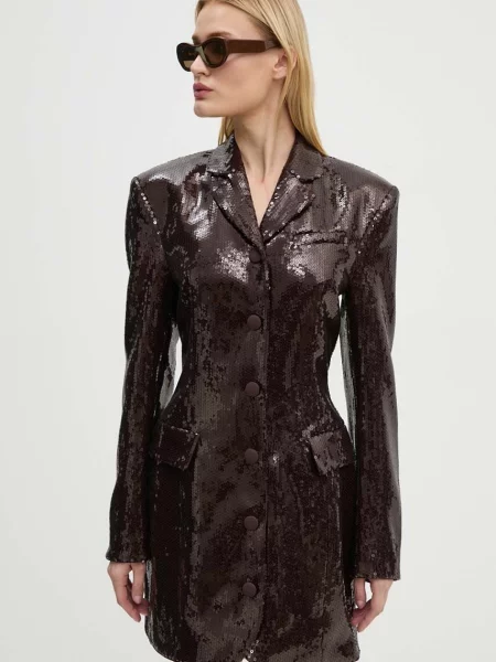 ROTATE Rochie cocktail Basha maro