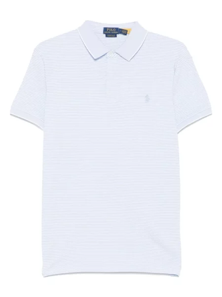 Dzianinowe kąpielówki Polo Ralph Lauren w paski czarne