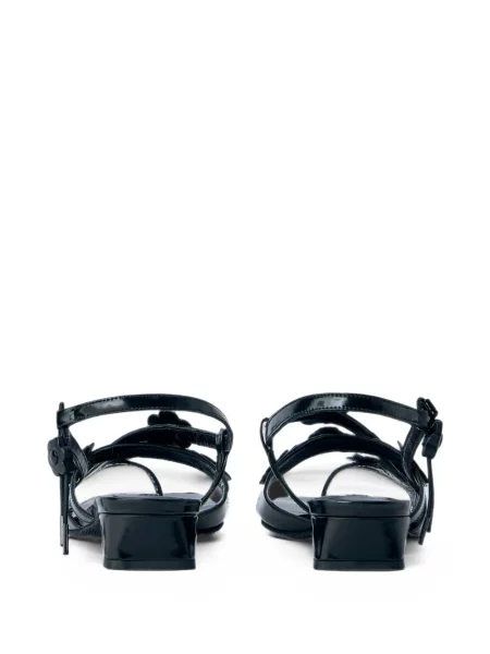 Gėlėtos sandalai Cecilie Bahnsen slingback juoda