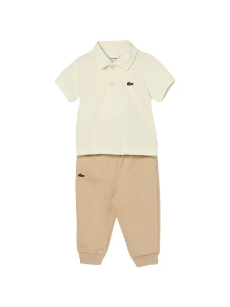 Koszulka polo dziecięca Lacoste biała