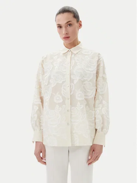 Bruuns Bazaar Сорочка Calamus Felina білий