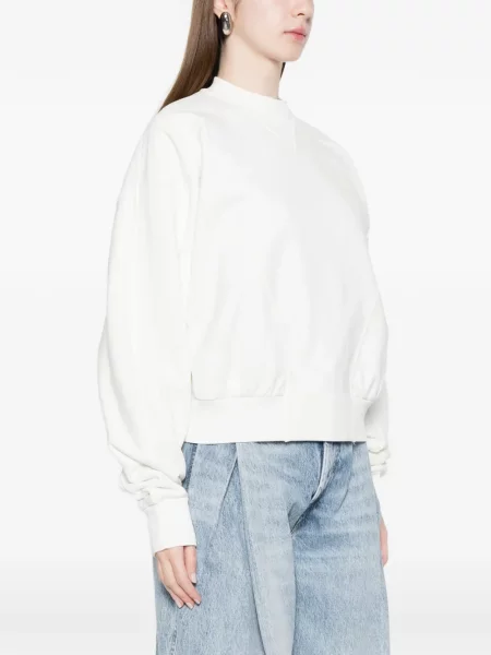 Hanorac crewneck Sportmax alb