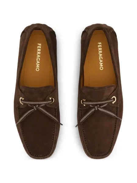 Loafersy Ferragamo hnedá