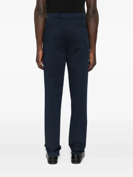 Pantaloni chino Brunello Cucinelli plisate albastru