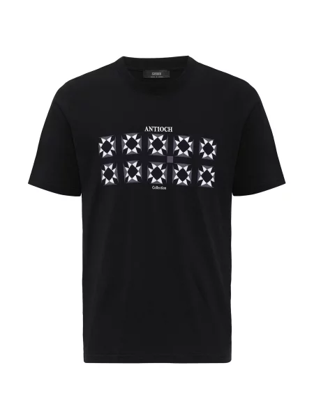 Antioch Tricou negru alb