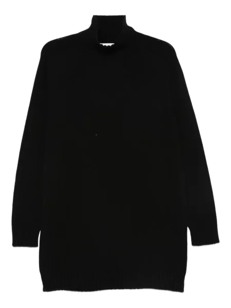Rochie mini Eric Bompard din cașmir de costum negru