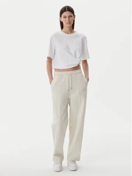 Puma Teplákové kalhoty Ess Straight Fit béžová