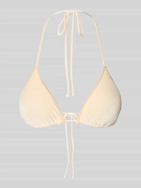 Góra od bikini w trójkątnym kroju model Leah' Mc2 Saint Barth białe