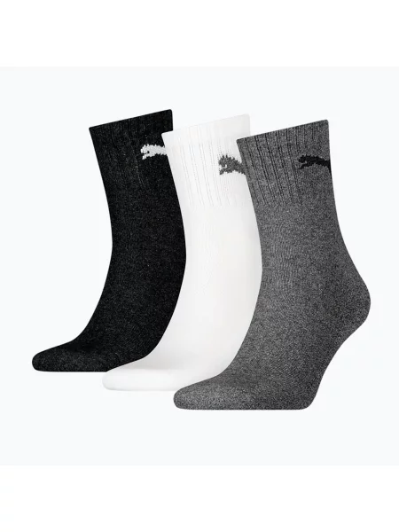 PUMA Ponožky tmavě šedá / černá bílá