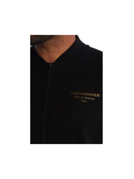Bluza Karl Lagerfeld z logo czarna