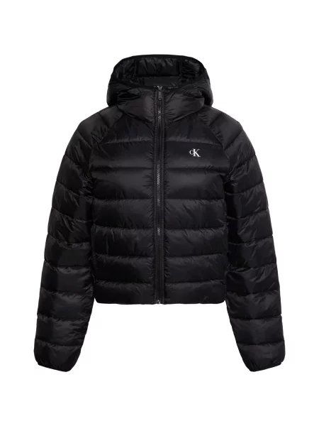 Scurt geacă de blugi Calvin Klein Jeans negru