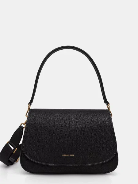 Michael Kors De piele geantă pe umăr Holmes negru
