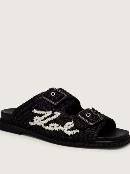 Karl Lagerfeld Șlapi KLEO negru