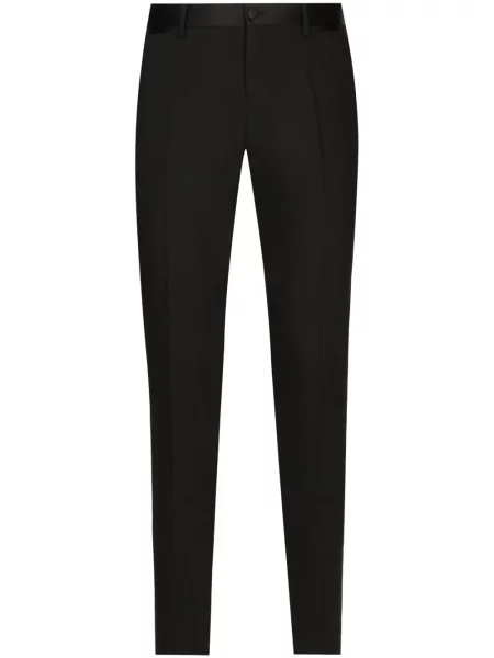 Pantaloni Dolce & Gabbana clasici stretch negru