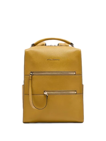 Rucsac Piquadro din piele galben