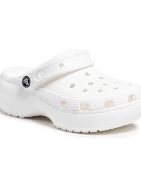 Dámske šľapky Crocs Classic Platform Clog white biela