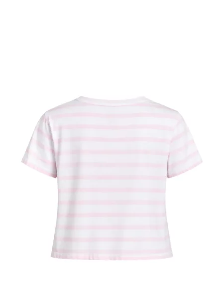 Tricou Askk Ny cu decolteu în V alb