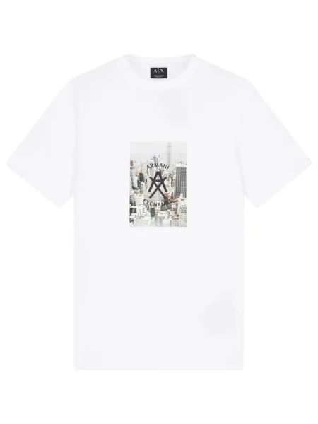 Tricou Armani Exchange alb