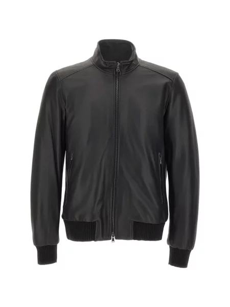 Geanta de piele Barba negru