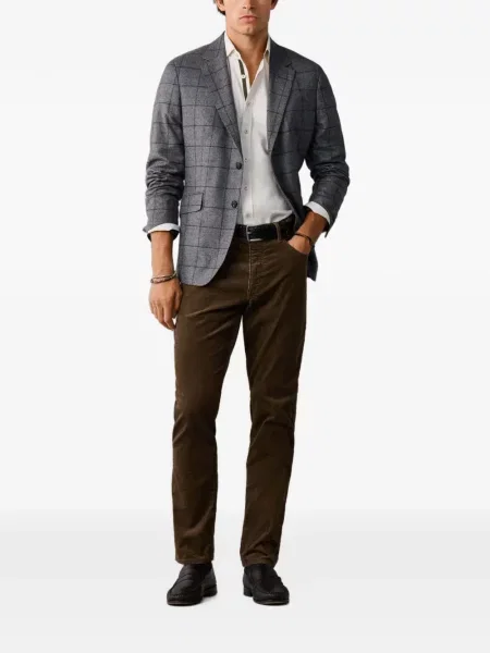 Pantaloni Hackett London de catifea cord maro