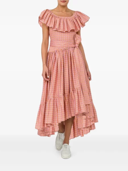 Rochie Lhd cu volane de costum roz