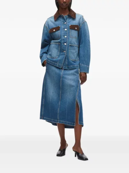 Lung geacă 3.1 Phillip Lim albastru