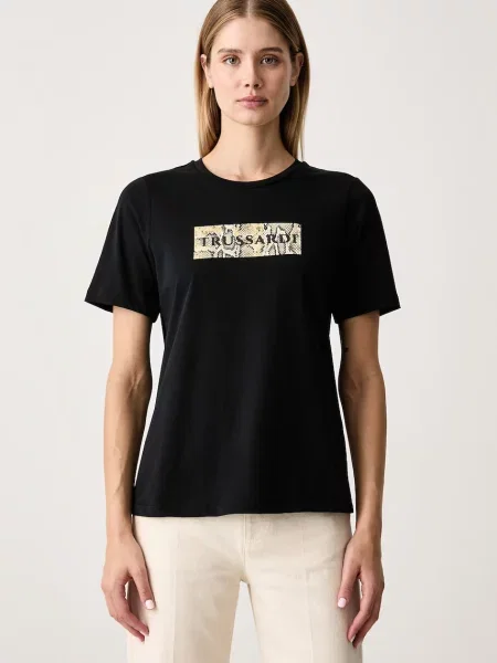 Trussardi tricou pentru femei din negru