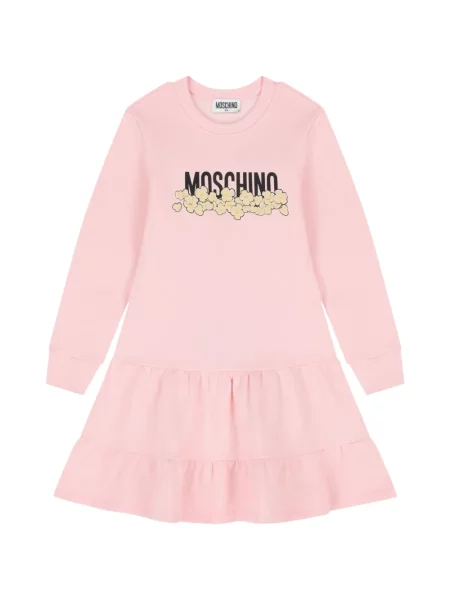 Sukienka dziecięca Moschino różowa