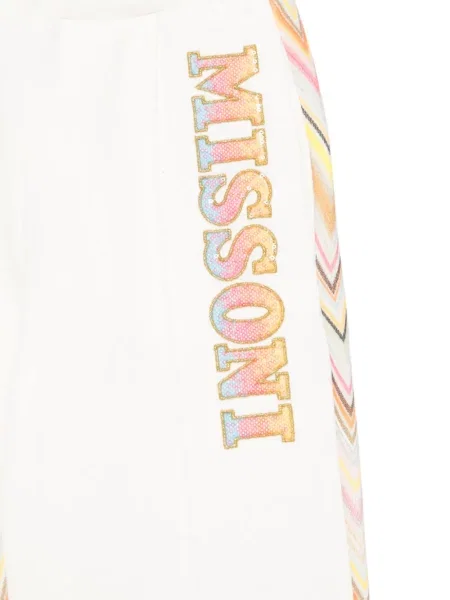 Spodnie dziecięce Missoni białe