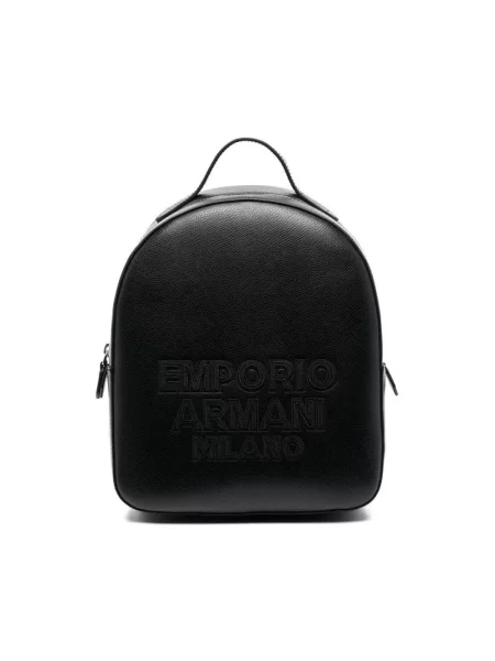 Torebka Emporio Armani z nadrukiem czarna