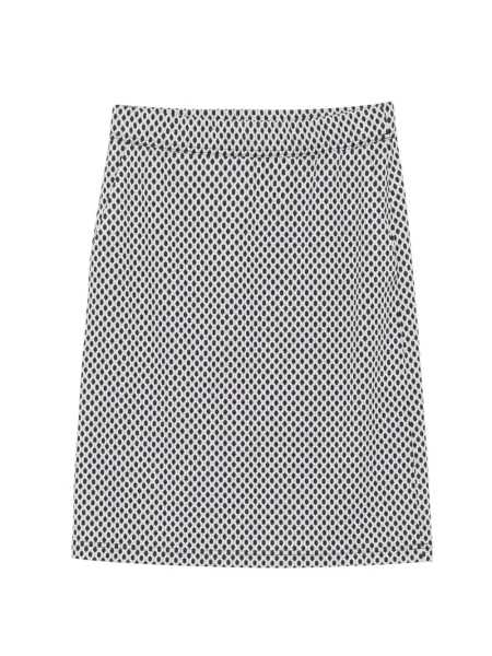 Fustă tip creion Betty Barclay cu imagine cu imprimeu geometric alb