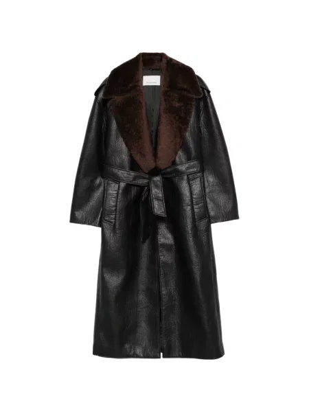 Gulerat trenci The Frankie Shop negru
