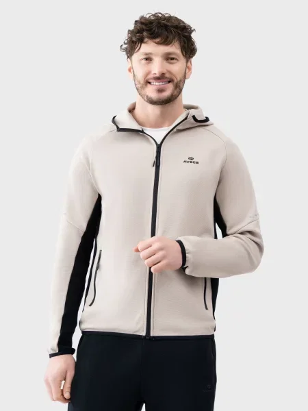 Спортивний костюм AVECS бавовна/поліестер бежевий