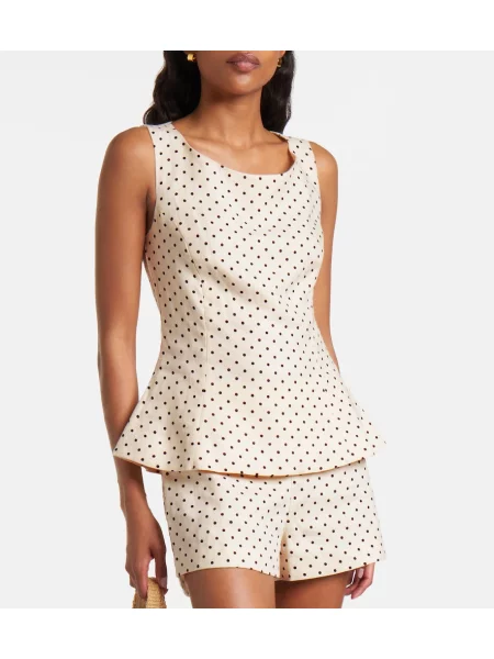 Top Faithfull de in cu buline bej