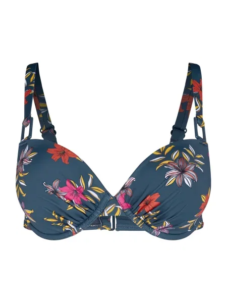 Skiny Bikini gornji dio mornarsko plava / žuta / narančasta / roza crvena