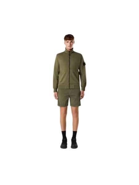 Szorty Stone Island z kamieniami zielone