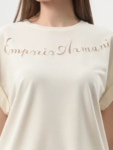 Футболка Emporio Armani бежева