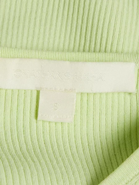 Rochie midi Simkhai cu decolteu în V drapată verde