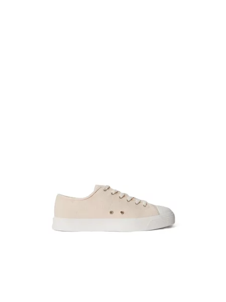 Sneakersy Polo Ralph Lauren płócienne beżowe