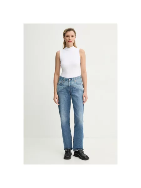 Jeansy straight leg Levi's niebieskie