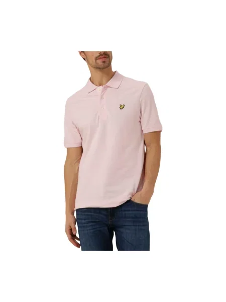 Koszulka polo Lyle & Scott różowa