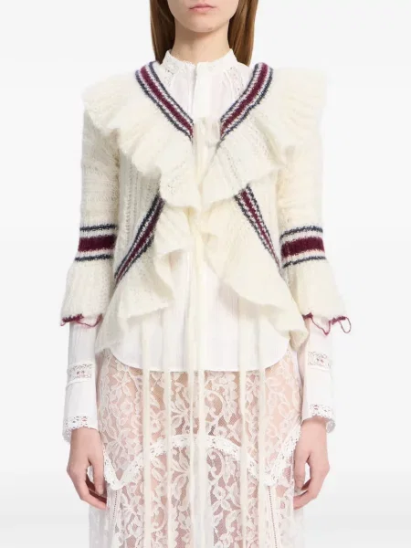 Cardigan Ann Demeulemeester tricotate cu volane