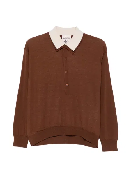 Gulerat pulover Semicouture maro