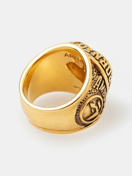 Кольцо Ambush с сердечками серебряное