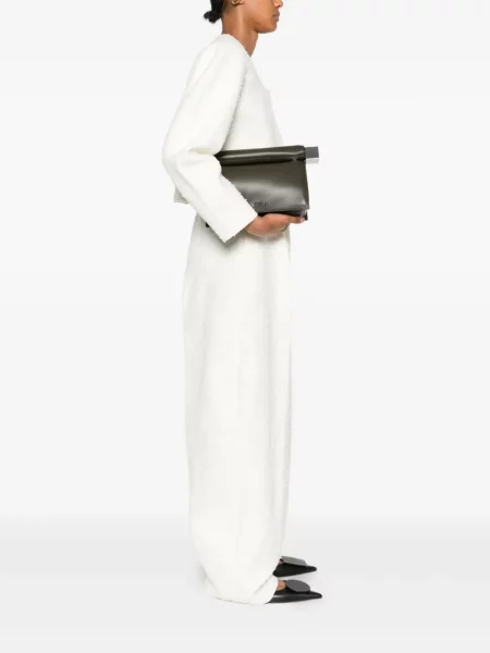 Geantă plic Jacquemus verde