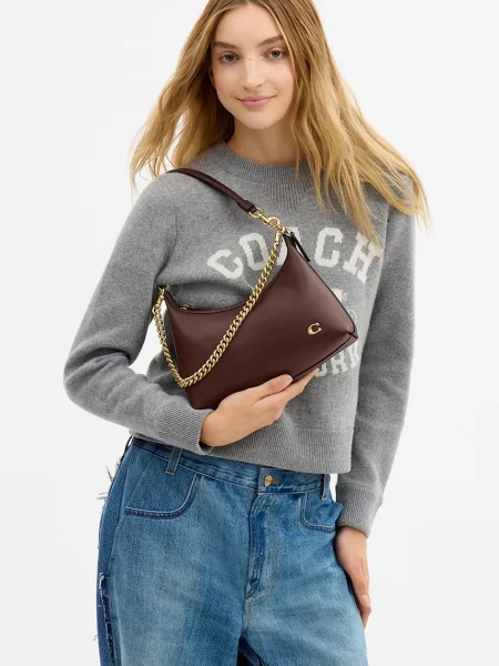 Кожаная сумка Coach