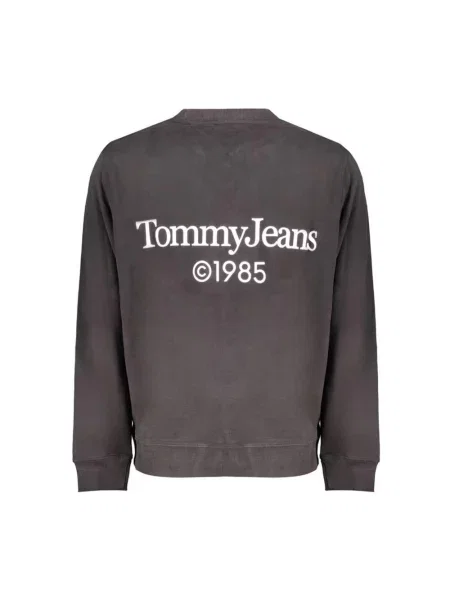 Bluza Tommy Jeans z nadrukiem czarna