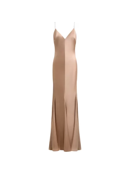 Rochie maxi 12 Storeez de mătase roz