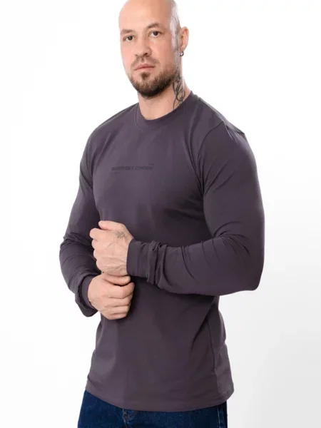 Лонгслів Носи своє сірий